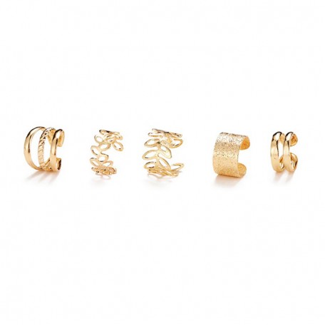 Набор бижутерия серьги-клипсы-каффы из медицинской стали LATS Clip Earrings 66954-54214