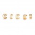 Набор бижутерия серьги-клипсы-каффы из медицинской стали LATS Clip Earrings 66954-54214