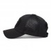 Кепка бейсболка c липучками Scull Black