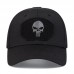 Кепка бейсболка c липучками Scull Olive