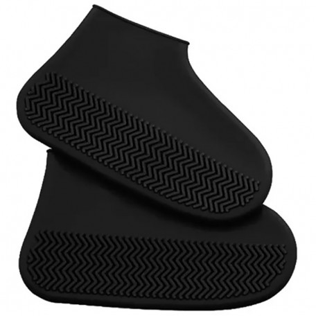 Силиконовые бахилы от дождя и грязи Elastic Shoes Резиновые чехлы на обувь большие многоразовые водонепроницаемые