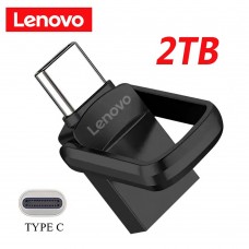 Флеш накопичувач-пам'ять 2в1 Lenovo у металевому корпусі USB3.0 + TYPE-C 2TB