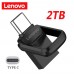 Флеш накопитель-память 2в1 Lenovo в металлическом корпусе USB3.0 + TYPE-C 2TB