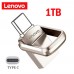 Флеш накопитель-память 2в1 Lenovo в металлическом корпусе USB3.0 + TYPE-C 1TB