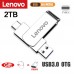 Флеш накопитель-память 2в1 Lenovo в металлическом корпусе USB3.0 + TYPE-C 2TB