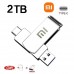 Флеш накопитель-память 2в1 MI в металлическом корпусе USB3.0 + TYPE-C + переходник Micro USB 2TB
