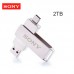 Флеш накопитель-память 2в1 SONY в металлическом корпусе USB3.0 + TYPE-C 2TB Флеш накопитель-память 2в1 SONY в металлическом корпусе USB3.0 + TYPE-C 2TB