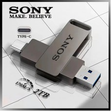 Флеш накопитель-память 2в1 SONY в металлическом корпусе USB3.0 + TYPE-C 2TB Флеш накопитель-память 2в1 SONY в металлическом корпусе USB3.0 + TYPE-C 2TB