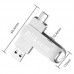 Флеш накопитель-память 3в1 Bliksem TYPE-C+Micro USB+USB2.0 OTG 64GB