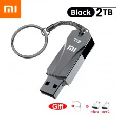 Флеш накопичувач-пам'ять Xiaomi у металевому корпусі USB3.0 + перехідники TYPE-C+Micro USB 2TB