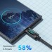 Кабель для зарядки и передачи данных Essager LED Digital Display 7A/100W USB Type-C to USB Type-C 1 м