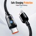 Кабель для зарядки и передачи данных LED Display 5A/240W USB Type-A to USB Type-C 1 м
