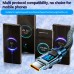 Кабель для зарядки и передачи данных QCMAX LED Digital Display 7A/120W USB Type-A to USB Type-C 1 м