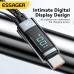 Кабель для зарядки и передачи данных Essager LED Digital Display 7A/100W USB Type-A to USB Type-C 2 м