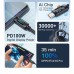 Кабель для зарядки и передачи данных Essager LED Digital Display 7A/100W USB Type-A to USB Type-C 1 м