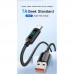 Кабель для зарядки и передачи данных Essager LED Digital Display 7A/100W USB Type-A to USB Type-C 1 м