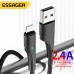 Кабель для быстрой зарядки и передачи данных Essager LED Indicator 2.4A/12W USB Type-A to Apple Lightning 2 м