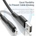 Кабель для быстрой зарядки и передачи данных Essager LED Indicator 2.4A/12W USB Type-A to Apple Lightning 2 м