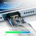 Кабель для быстрой зарядки и передачи данных Essager LED Indicator 2.4A/12W USB Type-A to Apple Lightning 2 м