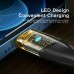 Кабель для быстрой зарядки и передачи данных Essager LED Indicator 3A/29W USB Type-C to Apple Lightning 1 м
