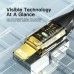 Кабель для быстрой зарядки и передачи данных Essager LED Indicator 3A/29W USB Type-C to Apple Lightning 1 м