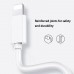 Cable for fast charging and data transfer iPhone iPad 2.4A/20W Apple Lightning to USB Type-A 0.25m