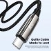 Кабель для быстрой зарядки и передачи данных Toocki PD3.1 QC4.0 48V 5A/240W USB Type-C to USB Type-C 1 м