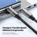 Кабель для быстрой зарядки и передачи данных Toocki PD3.1 QC4.0 48V 5A/240W USB Type-C to USB Type-C 1 м