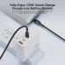 Кабель для быстрой зарядки и передачи данных Toocki 5A/100W USB Type-C to USB Type-C 1 м
