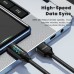 Кабель для зарядки и передачи данных Toocki LED Digital Display 6A/100W USB Type-A to USB Type-C 1 м