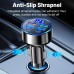 Быстрое автомобильное зарядное устройство от прикуривателя 100W 4 USB + 2 Type-C PD QC3.0 с цифровым дисплеем для ноутбуков, планшетов, смартфонов Apple iPhone, iPad, MacBook, Huawei, Honor, Xiaomi, Samsung, OPPO, Redmi, Realme