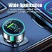 Быстрое автомобильное зарядное устройство от прикуривателя 240W 1 USB + 1 Type-C PD с цифровым дисплеем для ноутбуков, планшетов, смартфонов Apple iPhone, iPad, MacBook, Huawei, Honor, Xiaomi, Samsung, OPPO, Redmi, Realme