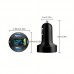 Быстрое автомобильное зарядное устройство от прикуривателя 66W 3 USB + Type-C PD с цифровым дисплеем для ноутбуков, планшетов, смартфонов Apple iPhone, iPad, MacBook, Huawei, Honor, Xiaomi, Samsung, OPPO, Redmi, Realme
