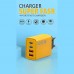 Сетевое зарядное устройство Блок питания для телефона Maerknon 120W 2 USB A + 2 USB Type-C Быстрая зарядка PD+QC3.0 Блок зарядки для Samsung, IPhone, Xiaomi, Redmi, Huawei, Realme