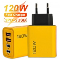 Зарядний пристрій живлення Блок живлення для телефону Maerknon 120W 2 USB A + 2 USB Type-C Швидка зарядка PD+QC3.0 Блок зарядки для Samsung, IPhone, Xiaomi, Redmi, Huawei, Realme Зарядний пристрій живлення Блок живлення для телефону Maerknon 120W 2 USB A + 2 USB Type-C Швидка зарядка PD+QC3.0 Блок зарядки для Samsung, IPhone, Xiaomi, Redmi, Huawei, Realme