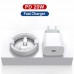 Сетевое зарядное устройство Apple Power Adapter 20W USB Type-C + Кабель для быстрой зарядки и передачи данных iPhone iPad 2.4A/20W Apple Lightning to USB Type-C 1м
