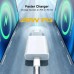 Сетевое зарядное устройство Apple Power Adapter 20W USB Type-C + Кабель для быстрой зарядки и передачи данных iPhone iPad 2.4A/20W Apple Lightning to USB Type-C 1м