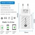 Сетевое зарядное устройство Блок питания для телефона Maerknon 20W 1 USB A + 1 USB Type-C Быстрая зарядка PD+QC3.0 Блок зарядки для Samsung, IPhone, Xiaomi, Redmi, Huawei, Realme