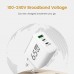 Сетевое зарядное устройство Блок питания для телефона Maerknon 65W GAN 1 USB + 2 Type-C Быстрая зарядка PD+QC3.0 Блок зарядки для Samsung, IPhone, Xiaomi, Redmi, Huawei, Realme