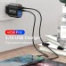 Сетевое зарядное устройство Блок питания для телефона USLION BK-385 с 4 USB-портами 48W Быстрая зарядка QC 3.0 Блок зарядки для Samsung, IPhone, Xiaomi, Redmi, Huawei, Realme