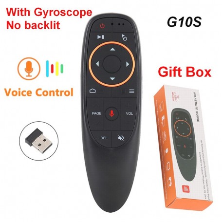 Пульт дистанционного управления универсальный Air mouse G10S USB 2.4G (гироскоп + голосовое управление)