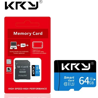 Карта памяти KRY MicroSDXC Smart Card A1 64GB Class 10 90MB/S + SD адаптер