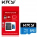 Карта памяти KRY MicroSDXC Smart Card A1 64GB Class 10 90MB/S + SD адаптер