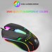 Проводная компьютерная мышь USB LIMEDE LED подсветка