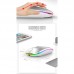 Беспроводная мышка Magic RGB подсветка USB зарядка бесшумная со встроенным аккумулятором Bluetooth+2.4G