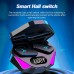 Беспроводные наушники Smart TWS X15 с зарядным кейсом павер банком вакуумные игровые bluetooth 5.0 с RGB LED подсветкой и шумоподавлением