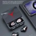Беспроводные наушники TWS M90 Pro с зарядным кейсом павер банком вакуумные bluetooth 5.3 с RGB LED подсветкой и шумоподавлением