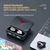 Беспроводные наушники TWS M90 Pro с зарядным кейсом павер банком вакуумные bluetooth 5.3 с RGB LED подсветкой и шумоподавлением
