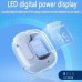Беспроводные наушники TWS T2 с прозрачным зарядным кейсом вакуумные bluetooth 5.0 LED цифровой дисплей