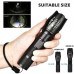 Фонарик светодиодный LED Flashlights с 3 режимами на батарейках ААА 3 шт. или аккумуляторной Li-ion 1 шт. 18650